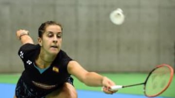 Carolina Marin debuto con victoria ante Yui Hashimoto en Japón.