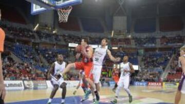 Huertel, durante el Laboral Kutxa-Unicaja del pasado sábado.