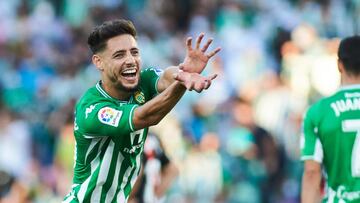 Álex Moreno, tras marcarle al Rayo.