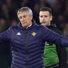 Setién: "Estoy indignado por la expulsión de Lo Celso"