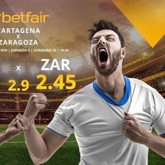FC Cartagena vs. Real Zaragoza: horario, TV, estadísticas, clasificación y pronósticos