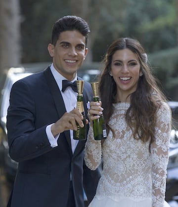 Marc bartra y Melissa han contraído matrimonio en una mansión construida en 1952 en Argentona