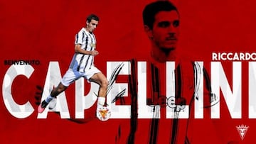 El central itialiano Capellini jugar&aacute; como cedido en el Mirand&eacute;s.