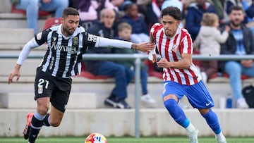 Benito se lesionó en el choque ante el Atlético Madrileño.