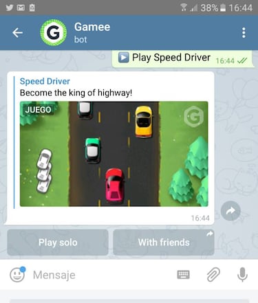 Cómo abrir los juegos ocultos de Telegram