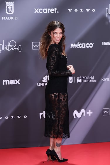 Juana Acosta posa en la alfombra roja. 