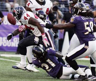 Previas divisionales: Ravens-Texans