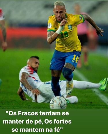 El cruce de Vidal y Neymar en redes que enciende la polémica