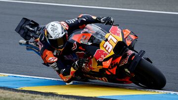Pedro Acosta, durante los libres del GP de Francia en Le Mans.