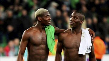 Paul Pogba with his brother Florentin.