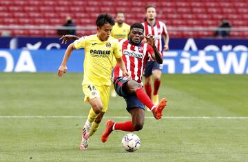 Takefusa Kubo y Thomas Partey.  
