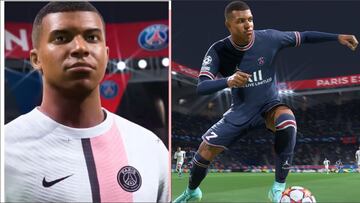 Mbappé se viste de blanco en FIFA 22; así luce la nueva equipación del PSG en el juego