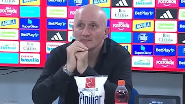 El técnico de Santa Fe analiza la ida ante Junior por Superliga.