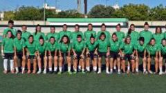 La plantilla del Real Betis Balompi&eacute; Femenino 2014-15.