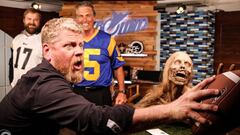 Michael Cudlitz, estrella de The Walking Dead, estuvo muy activo durante el anuncio del pick de Los &Aacute;ngeles Rams para el draft de la NFL.