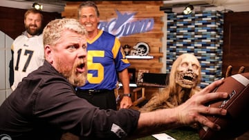 Michael Cudlitz, estrella de The Walking Dead, estuvo muy activo durante el anuncio del pick de Los Ángeles Rams para el draft de la NFL.