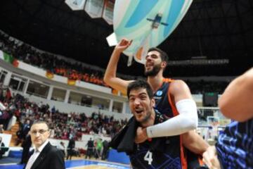 La celebración del Valencia Basket en imágenes