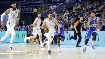 Williams-Goss, en un contraataque ante el Maccabi.