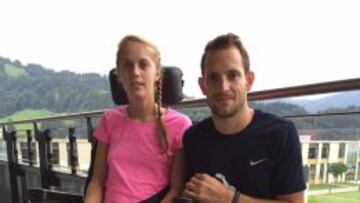 Lavillenie visitó a Kira Grunberg.