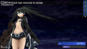 Captura de pantalla - Black Rock Shooter: The Game (PSP)