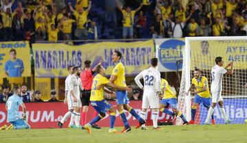 Real's draw with Las Palmas on Saturday came on the back of a stalemate with Villarreal - who also play in yellow - in midweek.