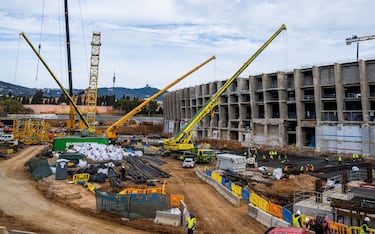 Irregularidades de las subcontratas de Limak que trabajan en el Camp Nou