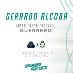 Gerardo Alcoba deja Pumas y es nuevo jugador de Santos