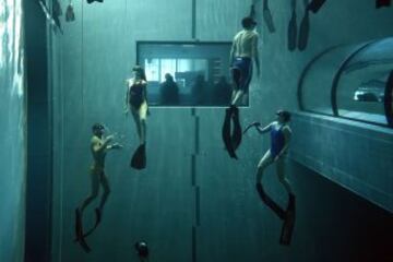 La piscina italiana Y-40 es R¨¦cord Guinness por sus 42 metros de profundidad. La piscina est¨¢ construida sobre las fuentes termales en Montegrotto Terme. Es ideal para practicar el buceo libre.