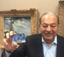 Carlos Slim se convierte en el abonado 15.000 del Oviedo