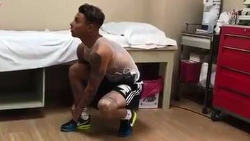 Los primeros momentos de Vargas como jugador de Tigres