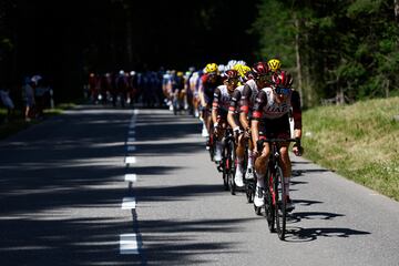 El pelotón durante la novena etapa del Tour de Francia 2022.