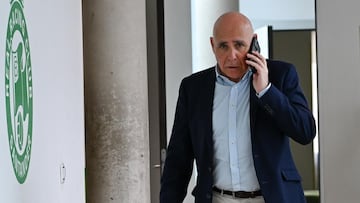 Manolo Higuera, presidente del Racing.