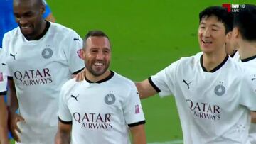 El golazo de Cazorla que provoca locura en su debut con el Al Sad