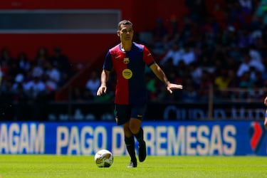 Rafael Márquez durante el partido de Leyendas en entre el Real Madrid y el Fútbol Club Barcelona.