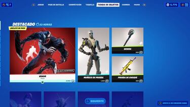 Fortnite: skin Venom ya disponible; precio y contenidos