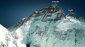 Descenso Jim Morrison cara norte Everest