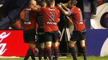 <b>GOL DECISIVO. </b>Cejudo marcó el tanto de la victoria y de la permanencia en Primera División.