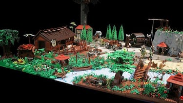 Así es Orgrimmar, la capital de la Horda de WOW, en LEGO