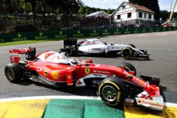 Sebastian Vettel y Valtteri Bottas.