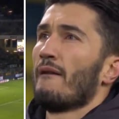 Tremendo: el homenaje de la afición del Dortmund a Sahin