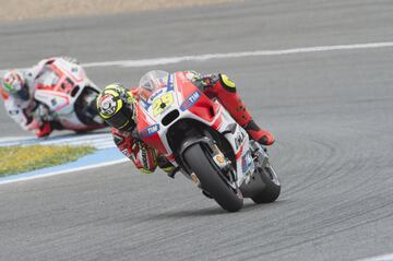 Andrea Iannone es el que posee el récorde de velocidad en el circuito de Jerez. Alcanzó los 295,9 km/h en 2015.