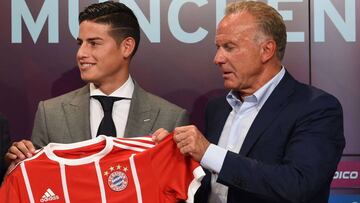 James Rodríguez, jugador del Bayern