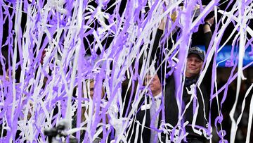 Jan 1, 2024; New Orleans, LA, USA; Washington Huskies head coach Kalen DeBoer celebrates after beating the Texas Longhorns in the 2024 Sugar Bowl college football playoff semifinal game at Caesars Superdome. Mandatory Credit: Matthew Hinton-USA TODAY Sports