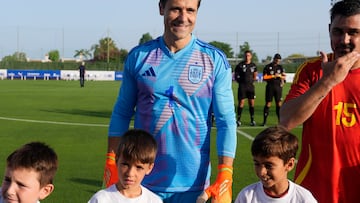 Dani Aranzubía en Marbella Football Center.