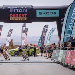 Fran Herrero se desquita y se lleva la etapa 1 de la Titan Desert al sprint