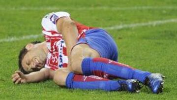 <b>HUNDIDO. </b> El Sporting sumó ante el Malaga su décimo partido consecutivo sin ganar.