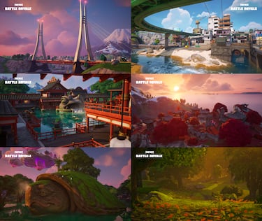 This is the new map of Fortnite Chapter 6 Season 1: all the new areas