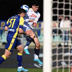 'Chucky' Lozano no tuvo actividad en la victoria del Napoli