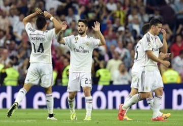 Isco celebra el gol 2-2