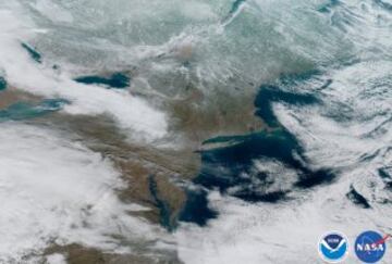 Evolución de la serie de tormentas que provocaron el tiempo inestable en Estados Unidos durante la segunda semana del año.